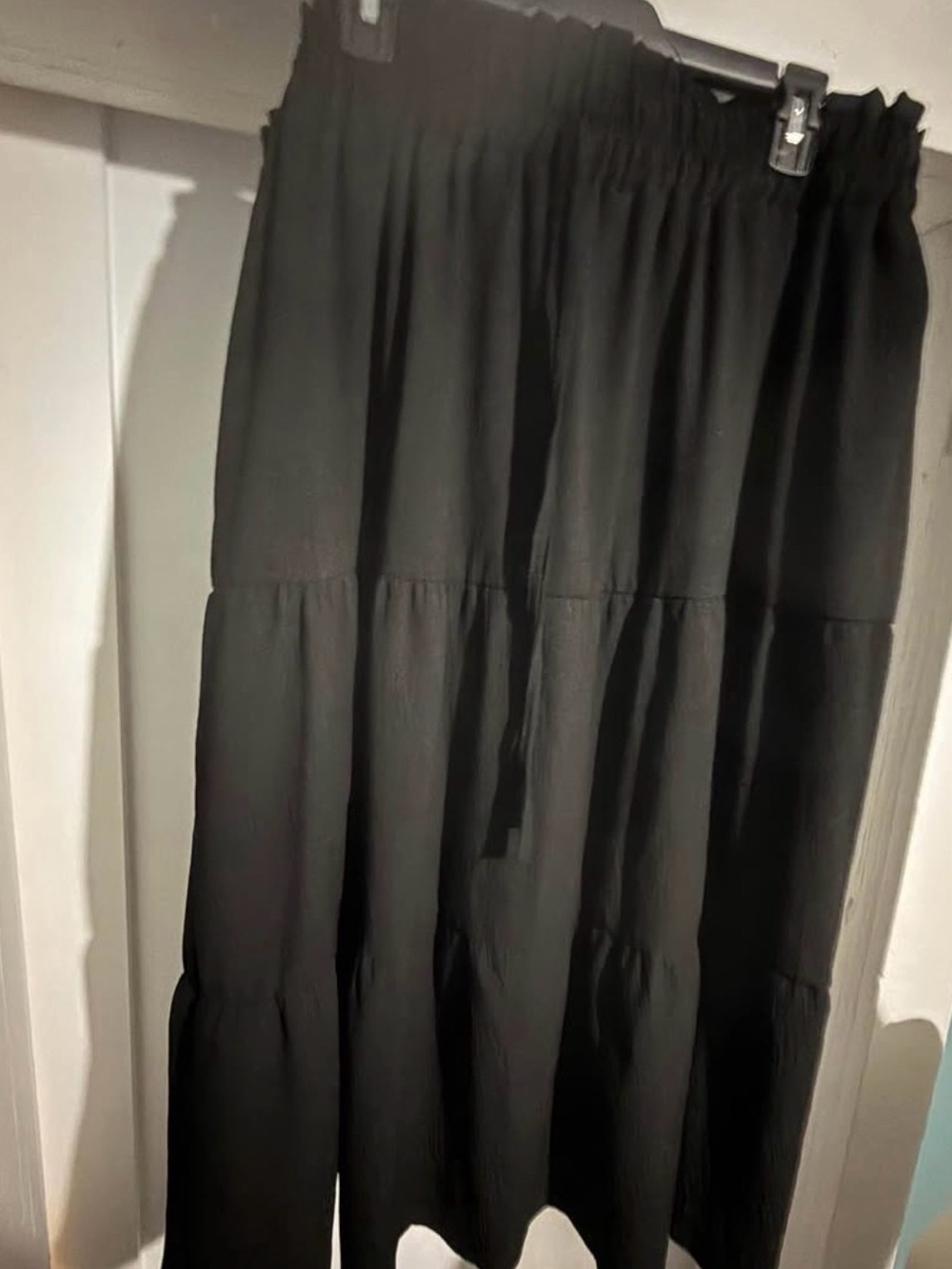 Black Midi Skirt 5XL (fits like US 2XL)